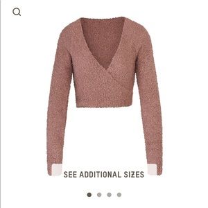 SKIMS Cozy Wrap Top Size S/M